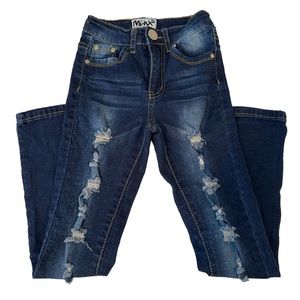 Minx Distressed Skinny jeans, size 5/6.